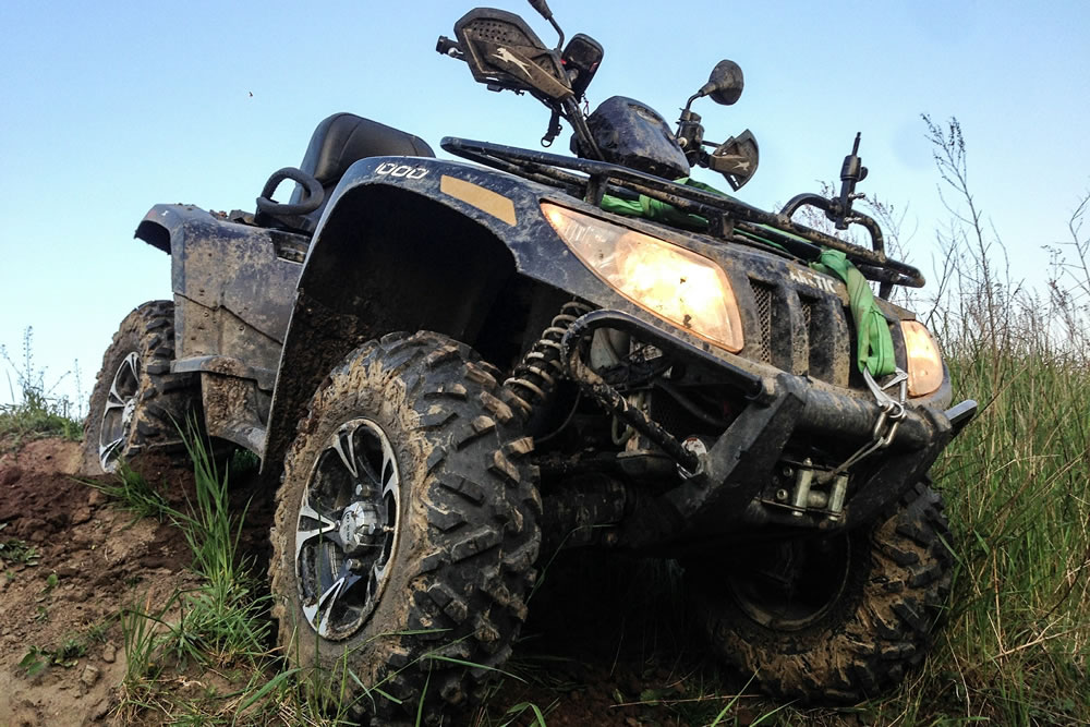 ATV and vehicles representing title services